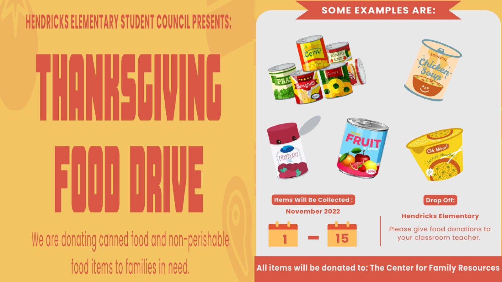 Thanksgiving Food Drive